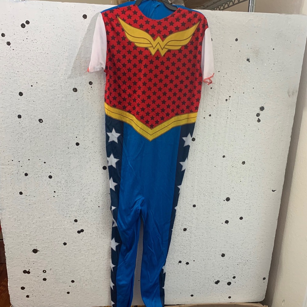 DC Super Hero Girls Wonder Woman Costume Jumpsuit with Tiara Large 630986